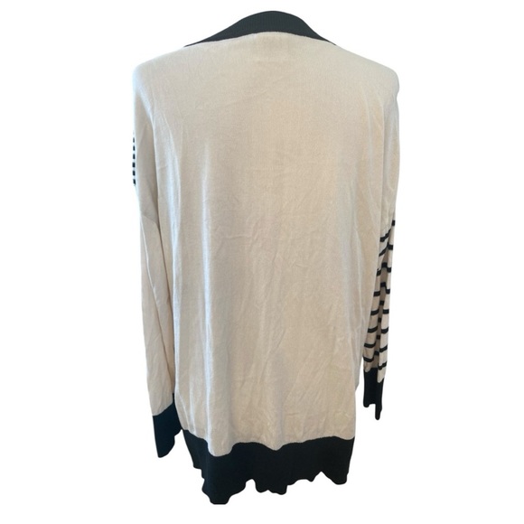 Planet By Lauren G Striped Boxy Sweater - Picture 3 of 7